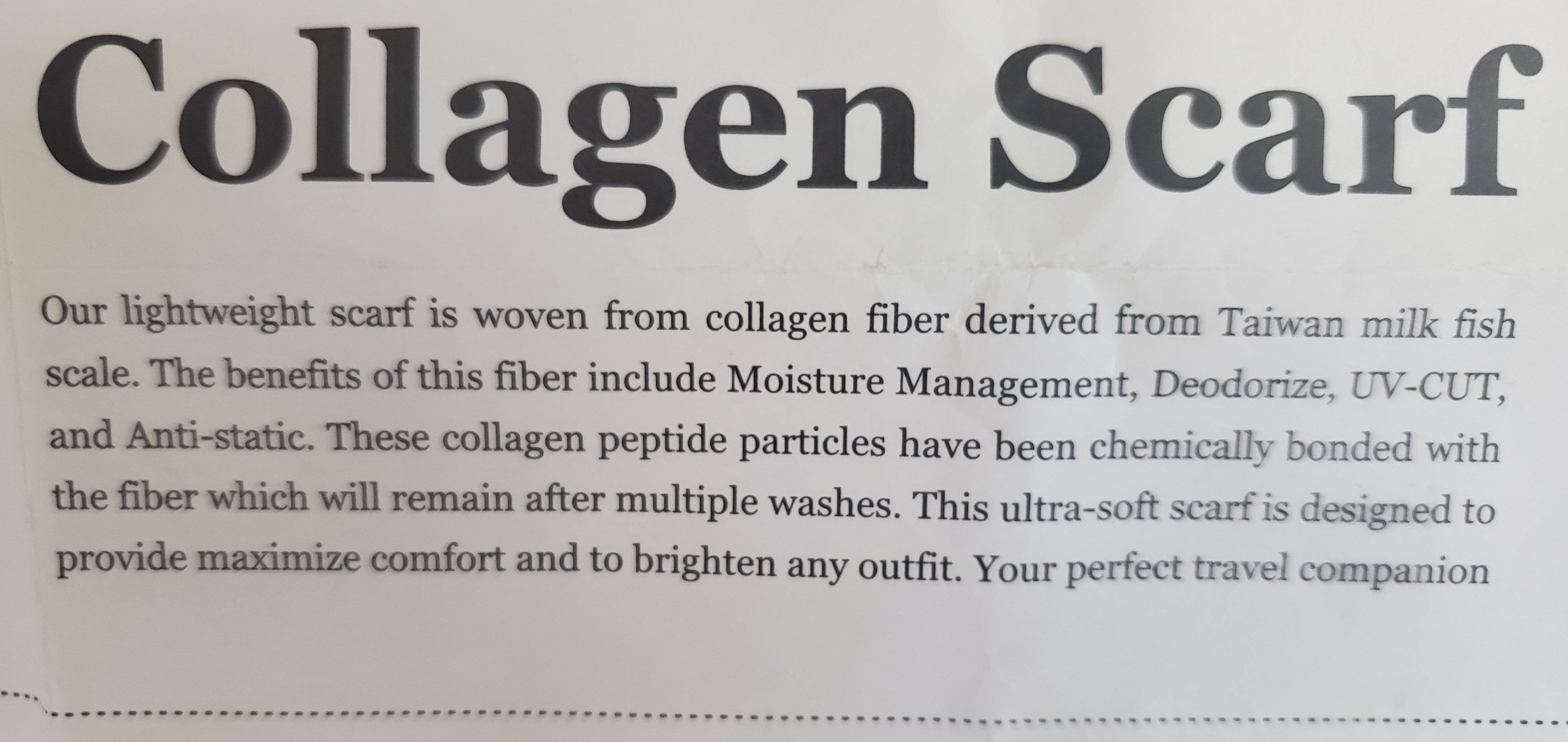 Collagen Scarves